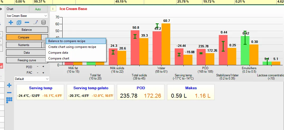 Screenshot: Balancing